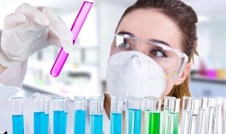 analyse de la présence de parasites dans le corps