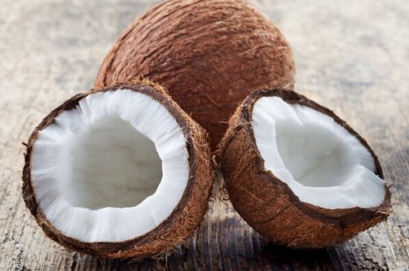 Noix de coco pour le traitement des helminthiases